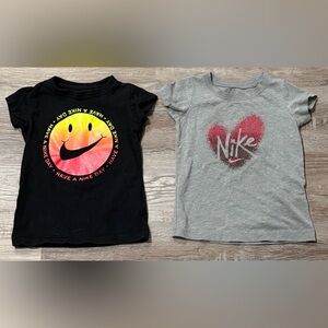 2 Nike Toddler Girls Short Sleeve Shirts Size 3T